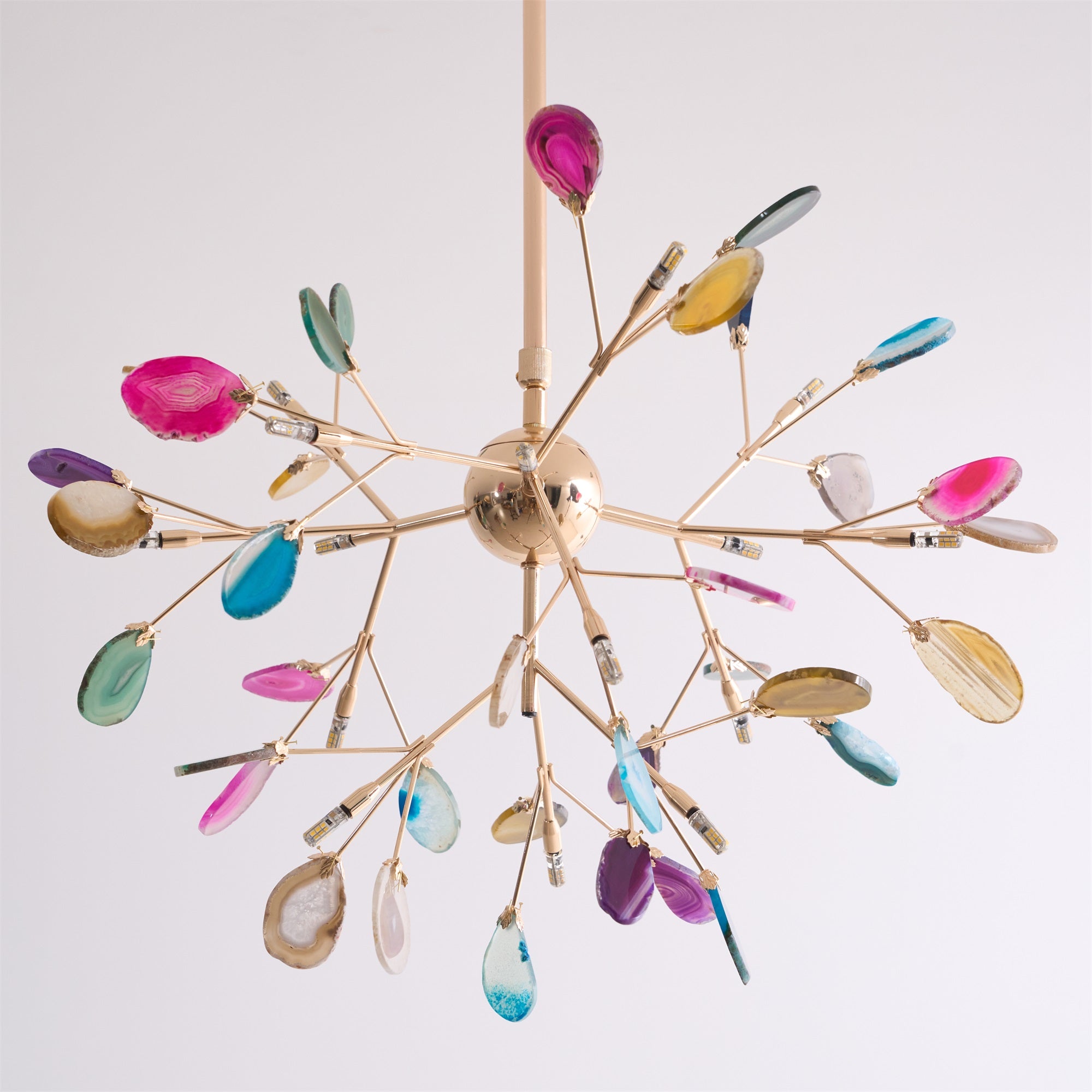 Agate Flake Chandelier - Blowlighting