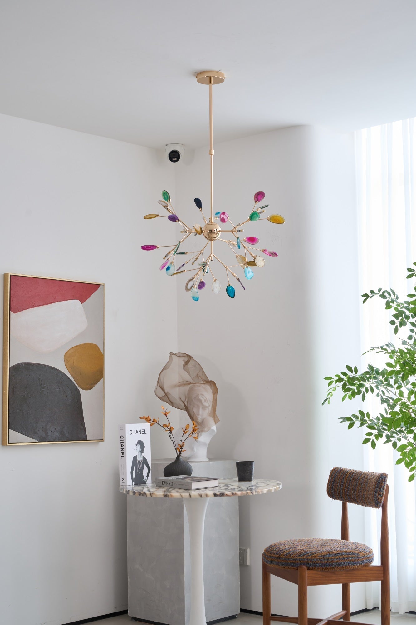 Agate Flake Chandelier - Blowlighting
