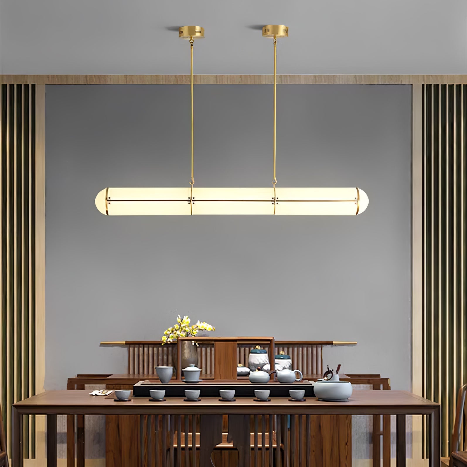 Cylindrical Endless Pendant Light - Blowlighting