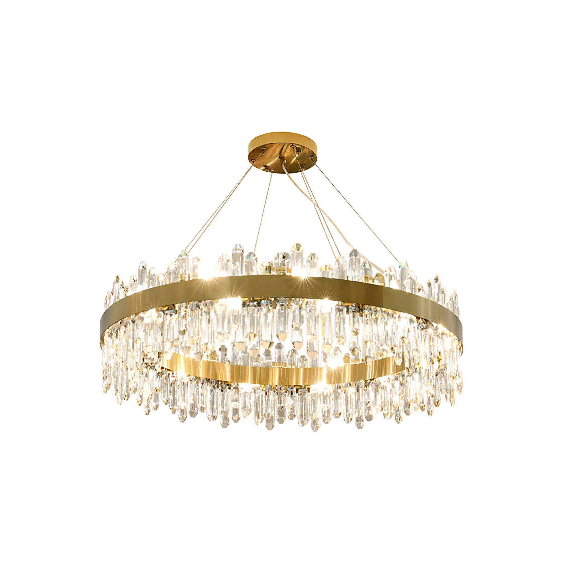 Lyvenisra Postmodern Luxury Crystal Metal Chandelier - Blowlighting
