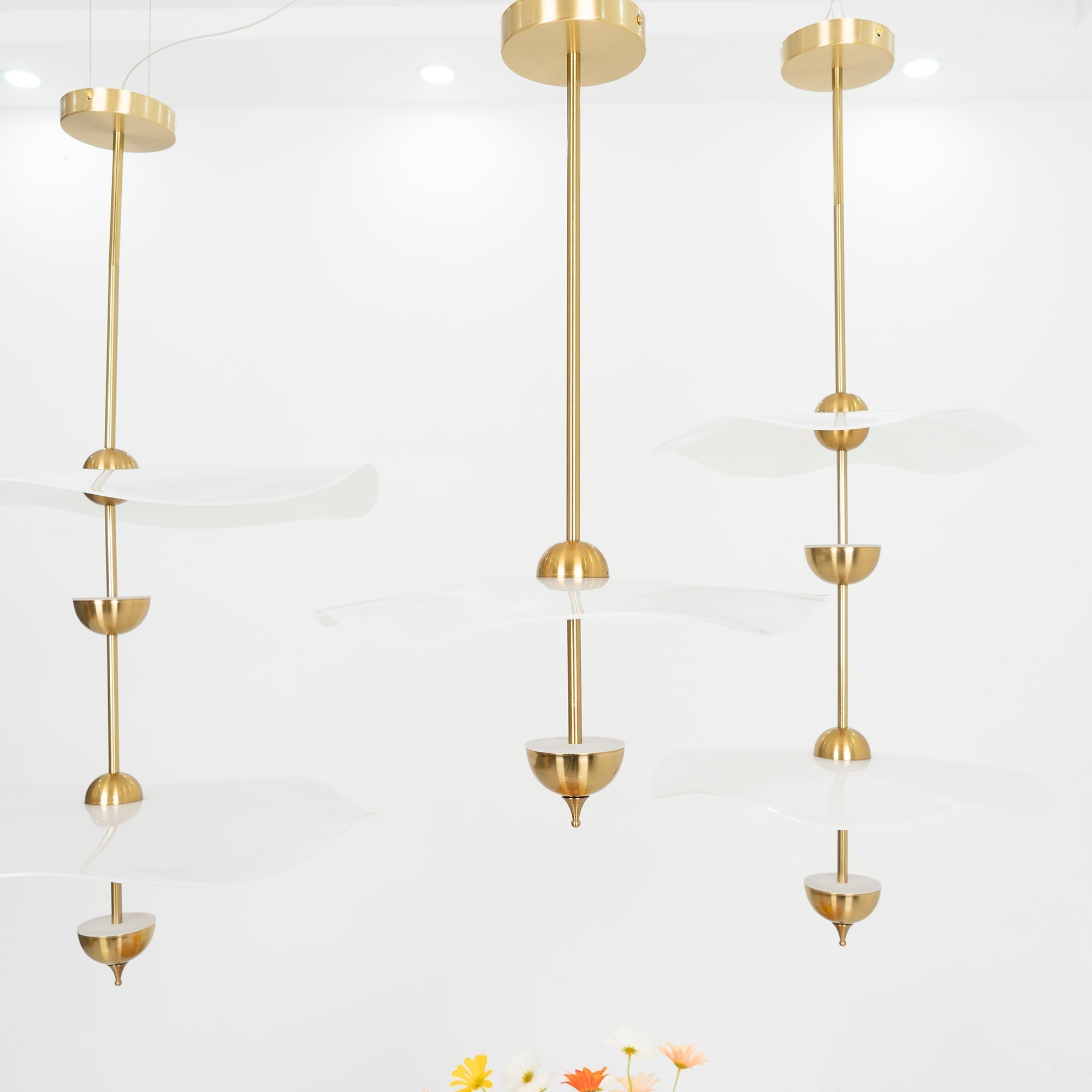 Envolee Double Biscuit Pendant Light - Blowlighting