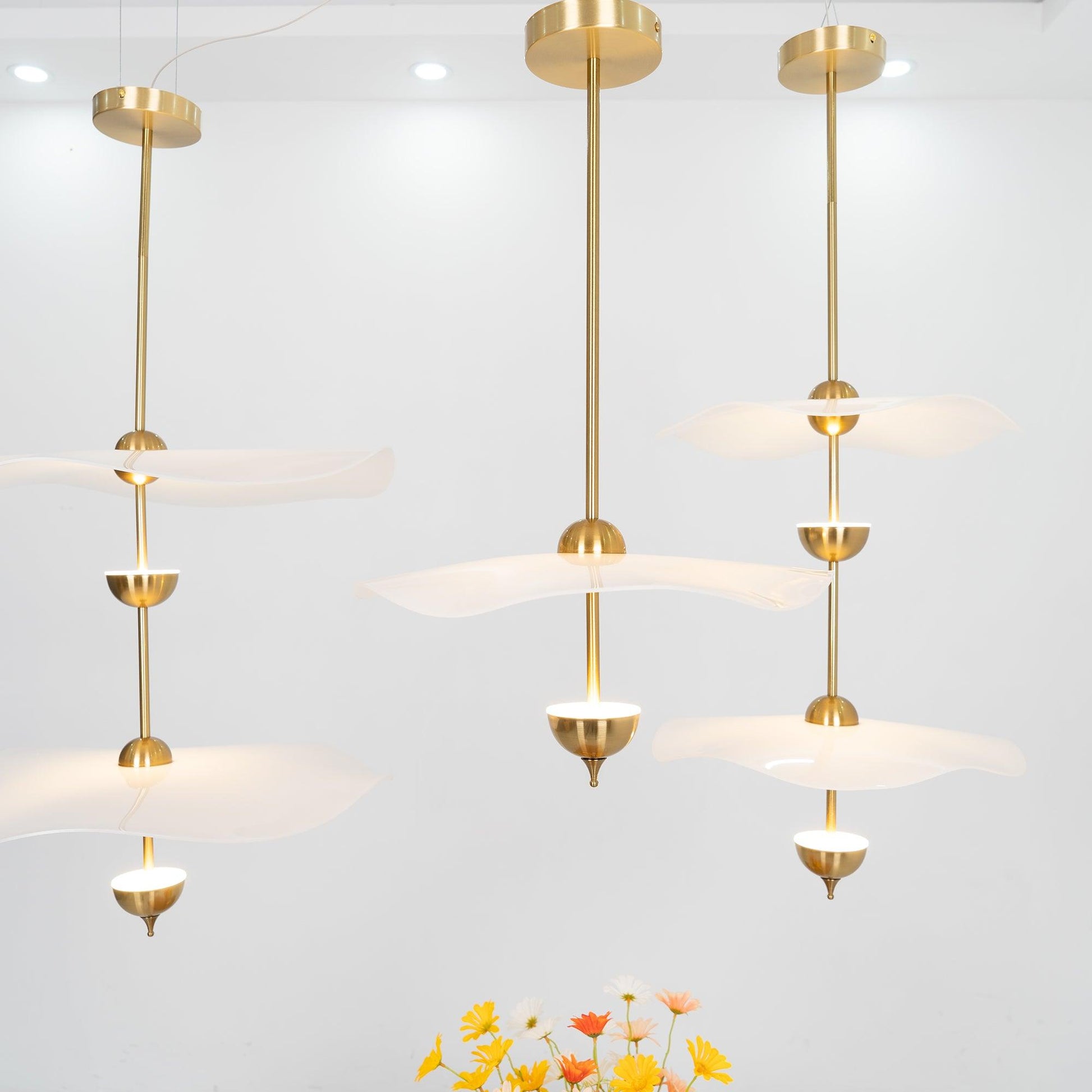 Envolee Double Biscuit Pendant Light - Blowlighting