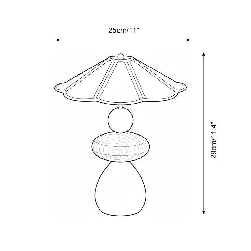 Equinox Wabi-Sabi Wood Table Light