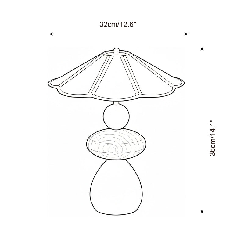 Equinox Wabi-Sabi Wood Table Light