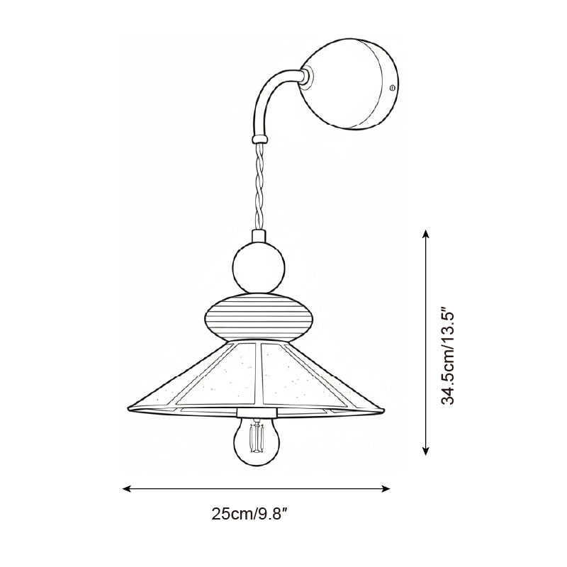 Soluna Elegant Wood Wall Lamp