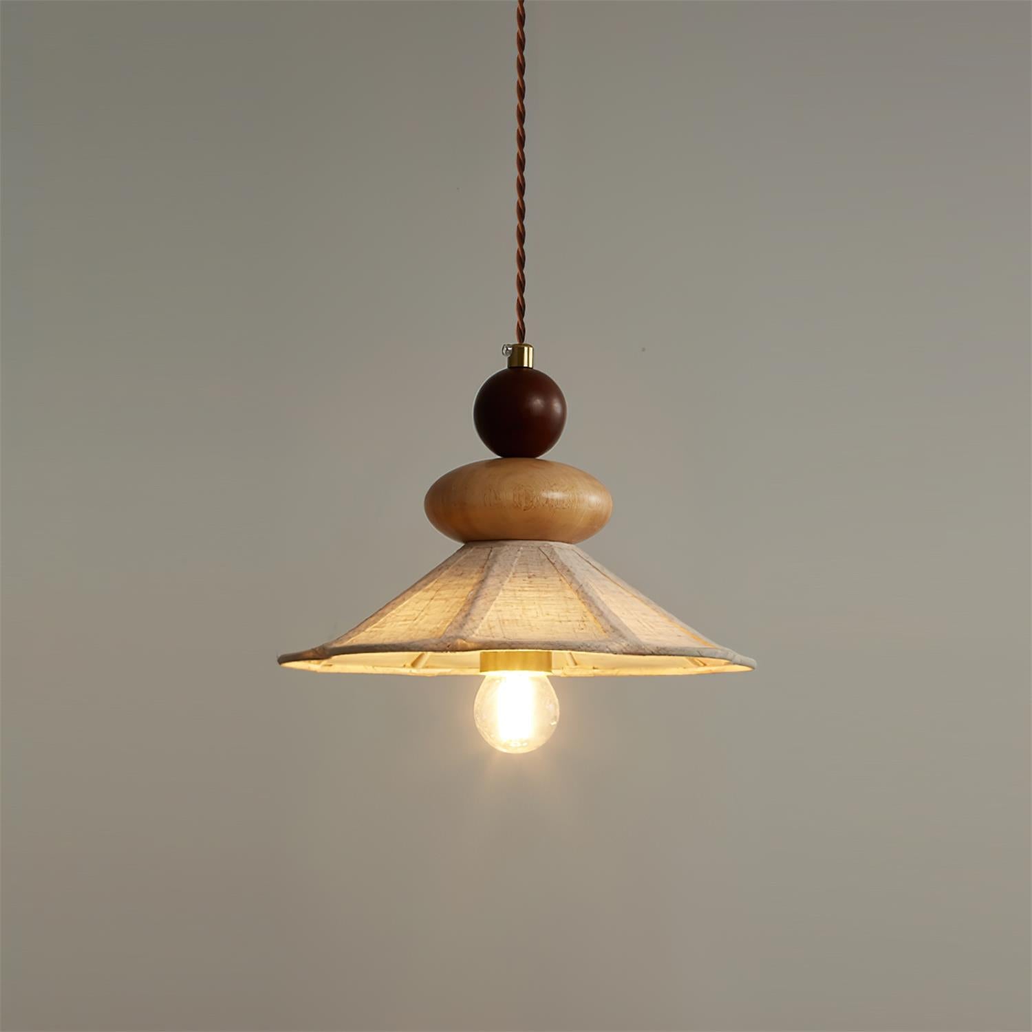 Volkan Fabric Fixed Pendant Lamp