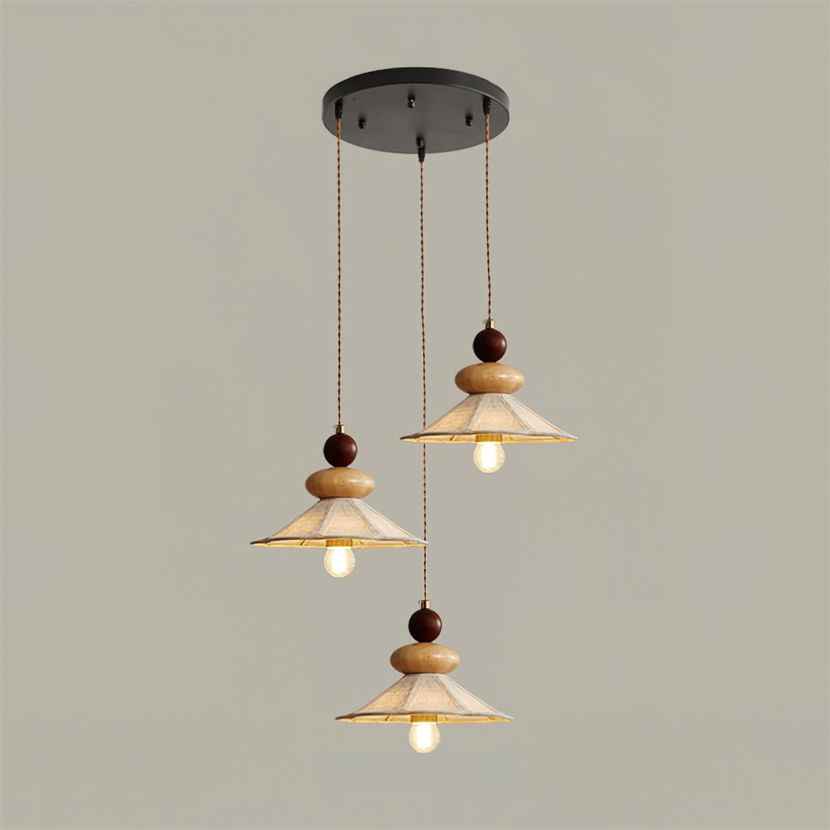 Volkan Fabric Fixed Pendant Lamp