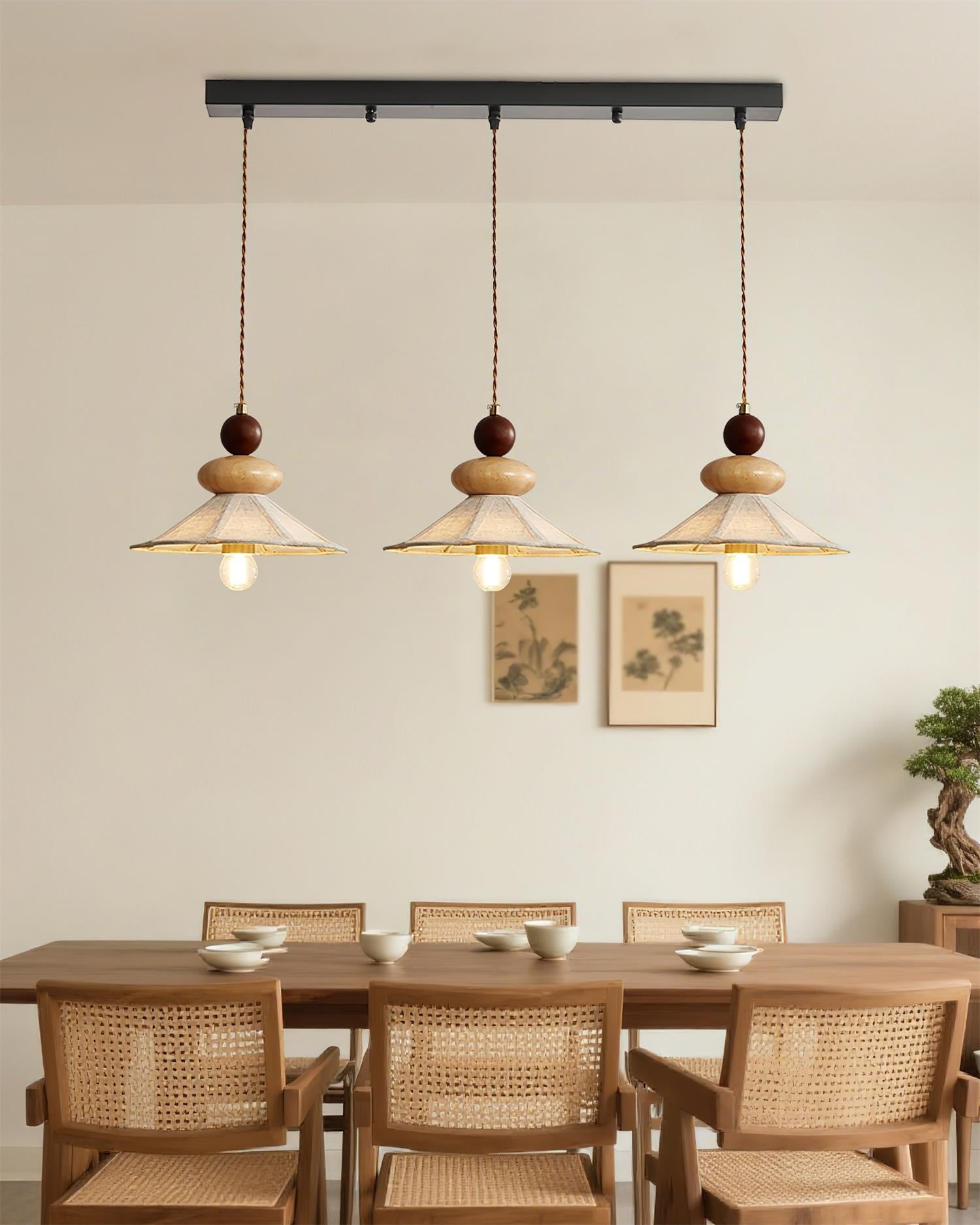 Volkan Fabric Fixed Pendant Lamp