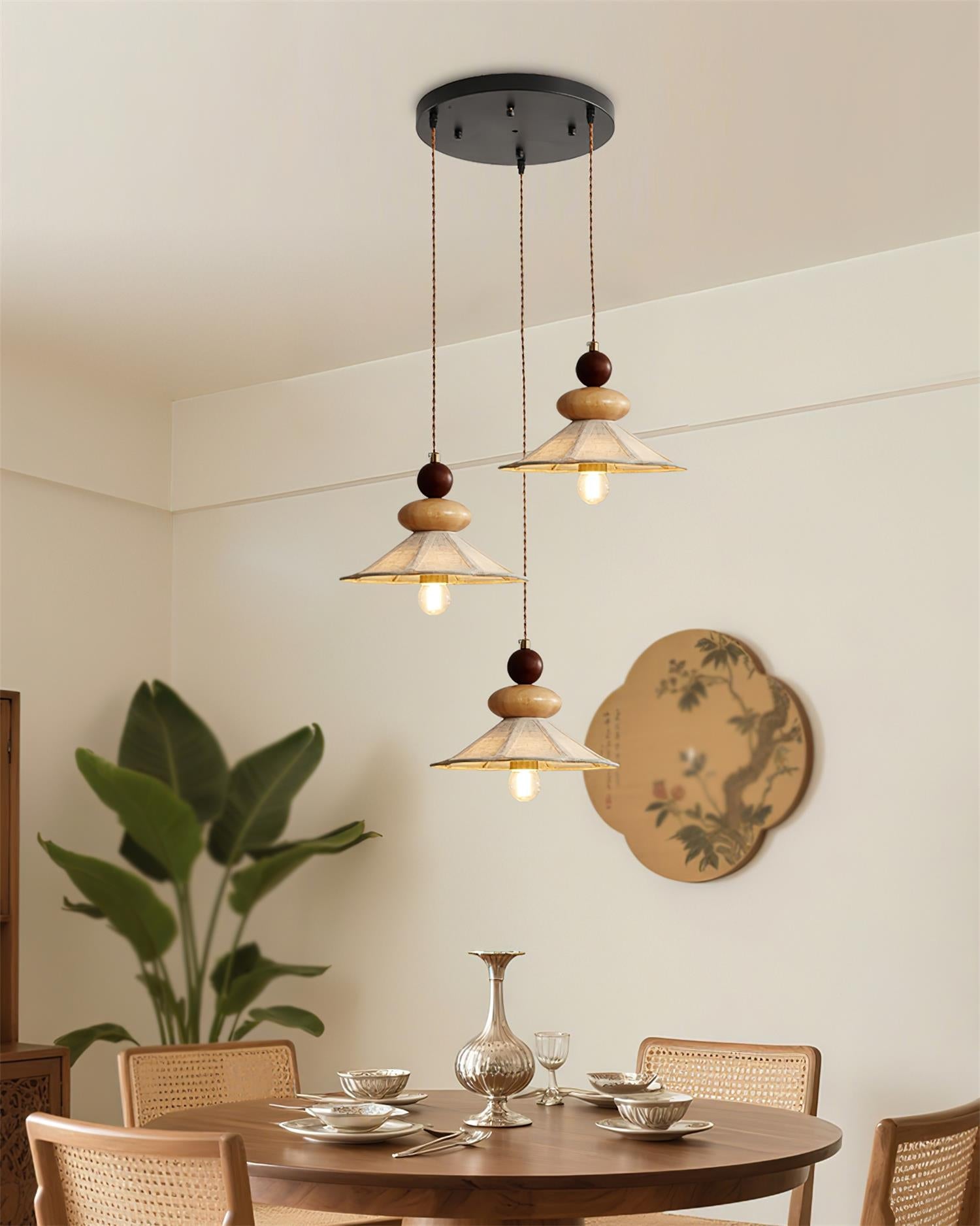 Volkan Fabric Fixed Pendant Lamp
