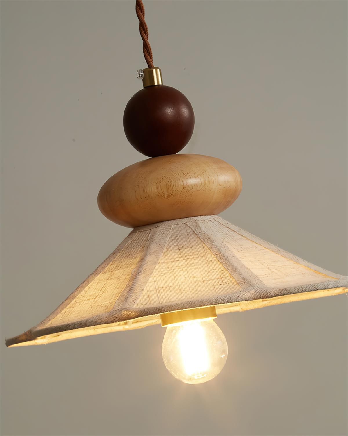 Volkan Fabric Fixed Pendant Lamp