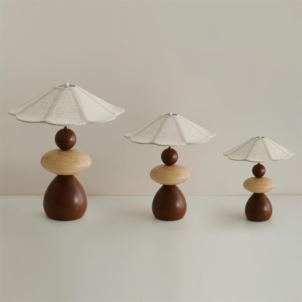 Equinox Wabi-Sabi Wood Table Light