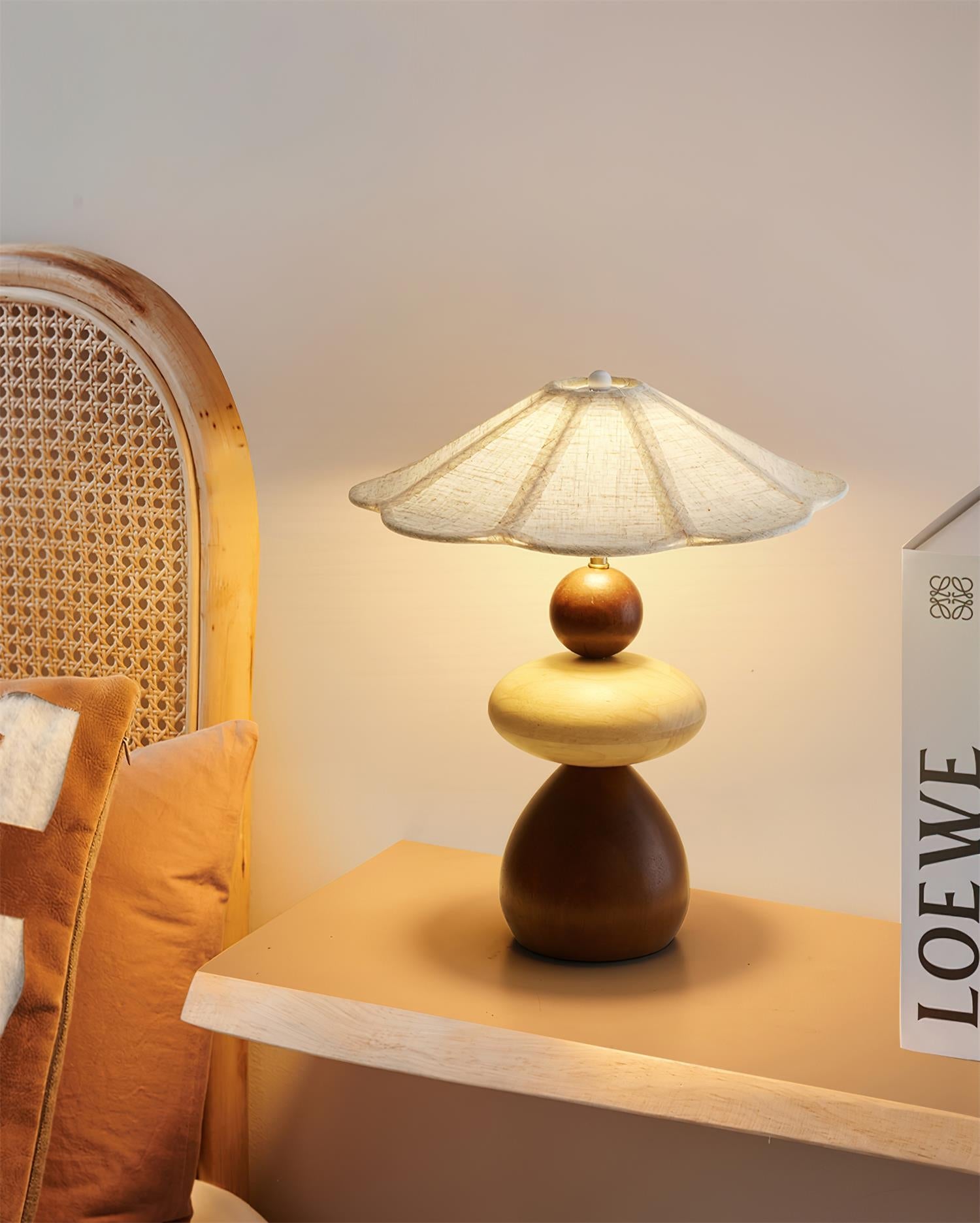 Equinox Wabi-Sabi Wood Table Light