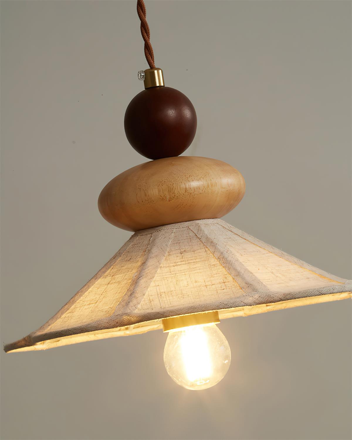 Soluna Elegant Wood Wall Lamp