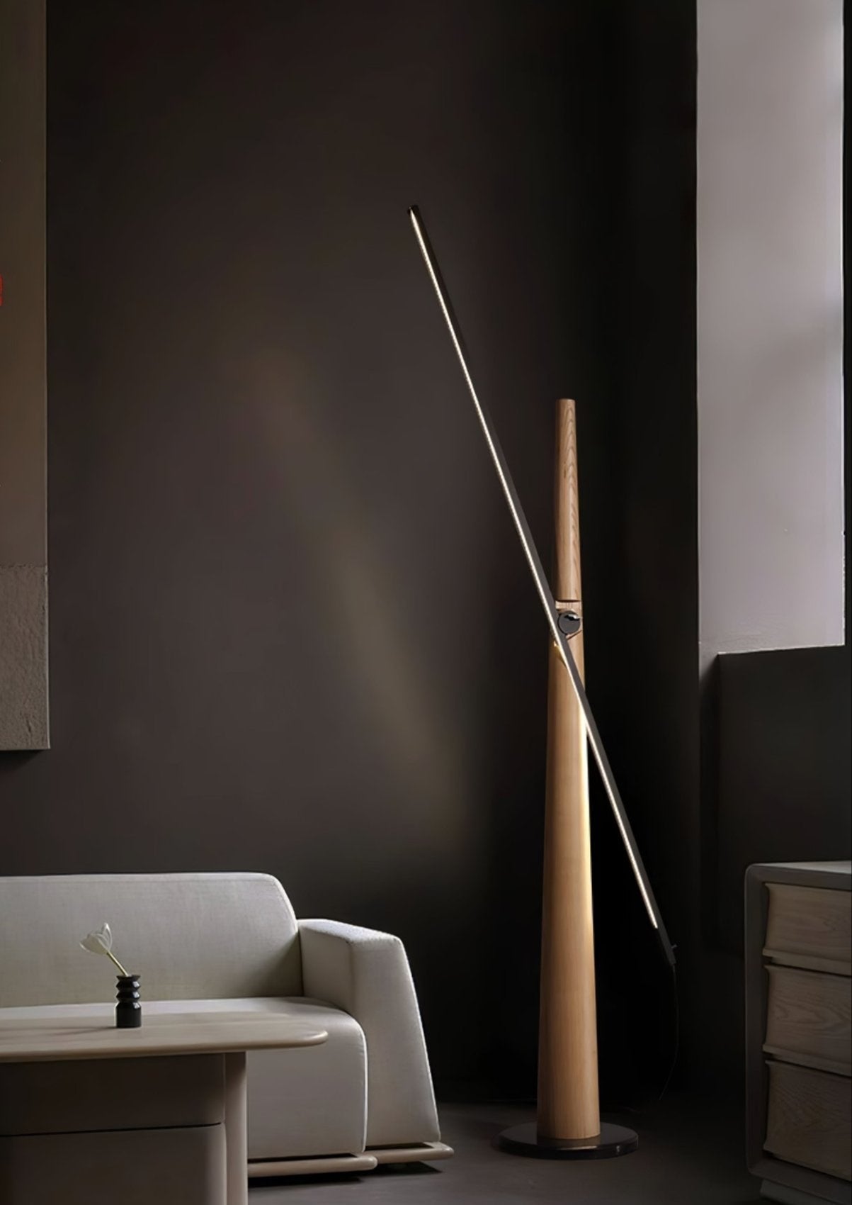 Ovelila Minimalist Wood Floor Lamp - Blowlighting