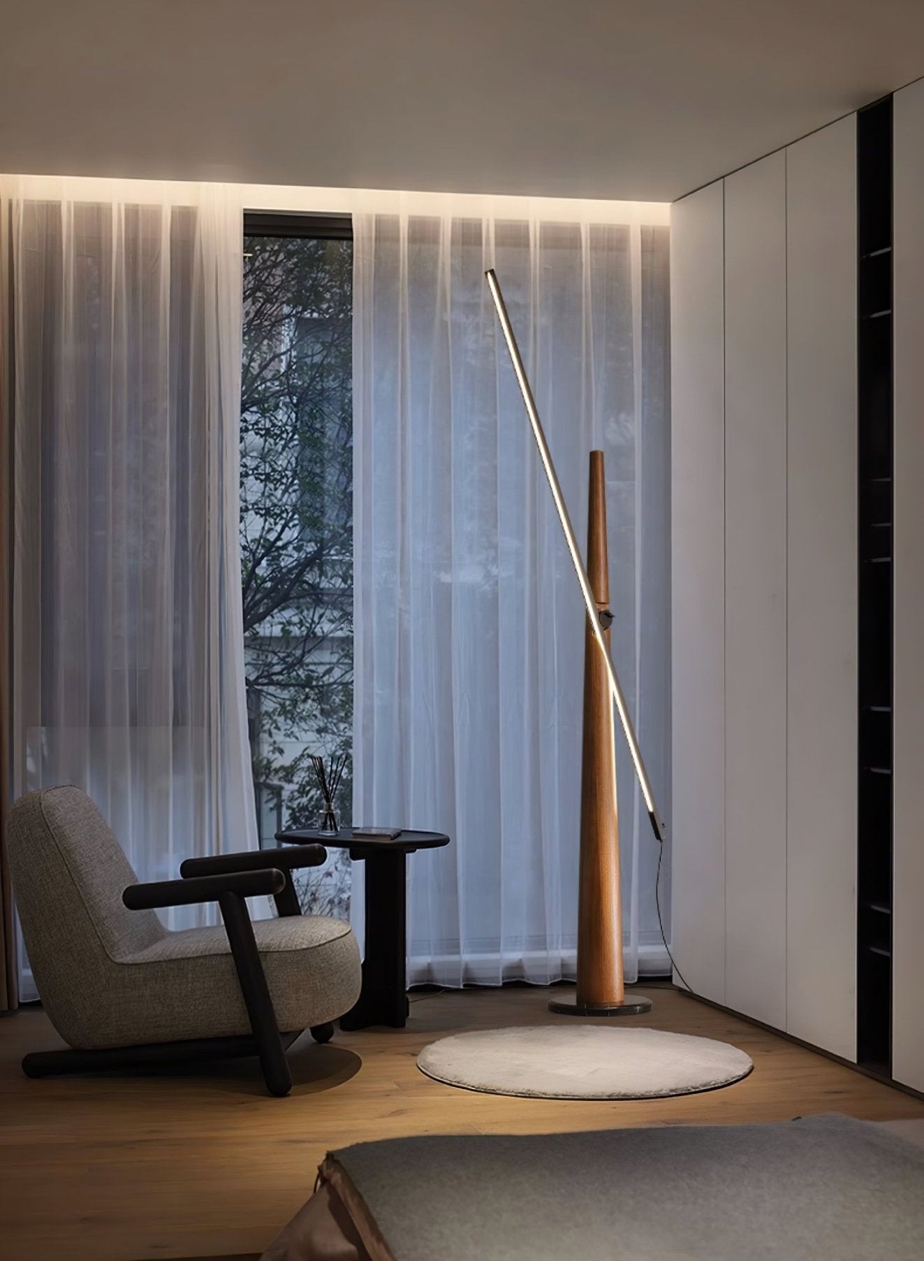 Ovelila Minimalist Wood Floor Lamp - Blowlighting