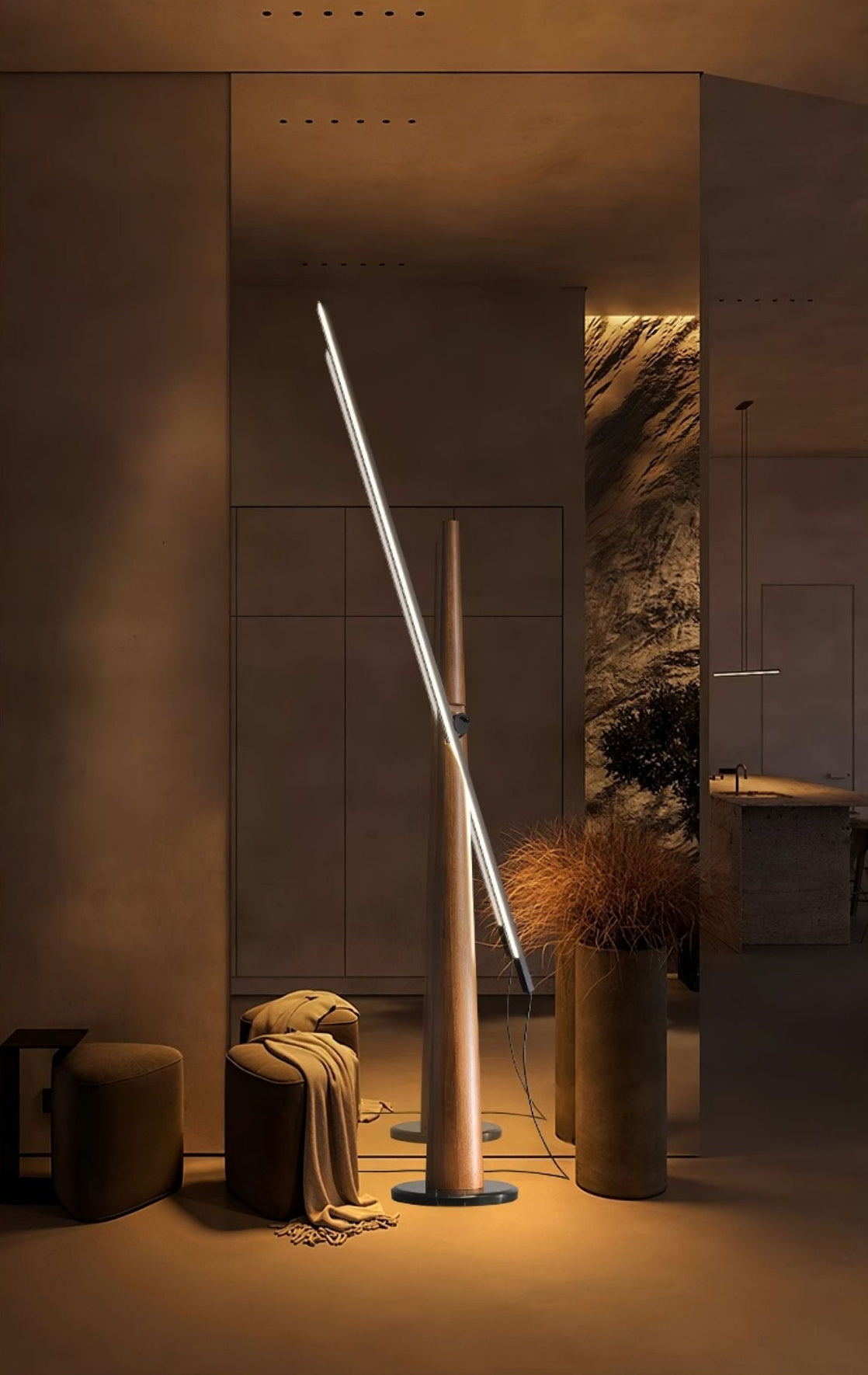 Ovelila Minimalist Wood Floor Lamp - Blowlighting