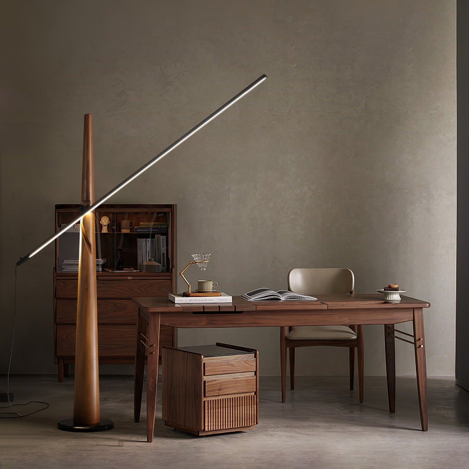 Ovelila Minimalist Wood Floor Lamp - Blowlighting