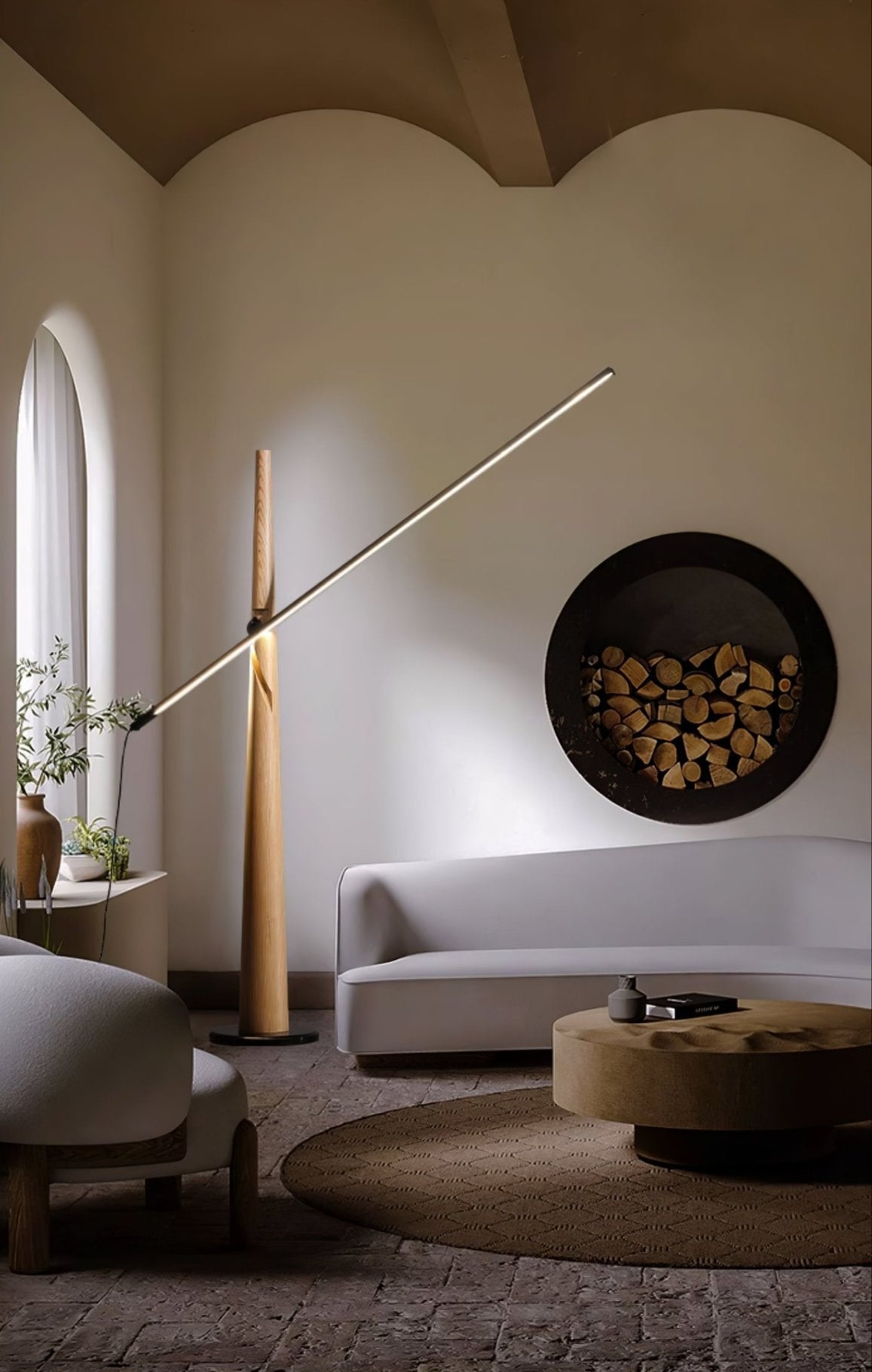 Ovelila Minimalist Wood Floor Lamp - Blowlighting