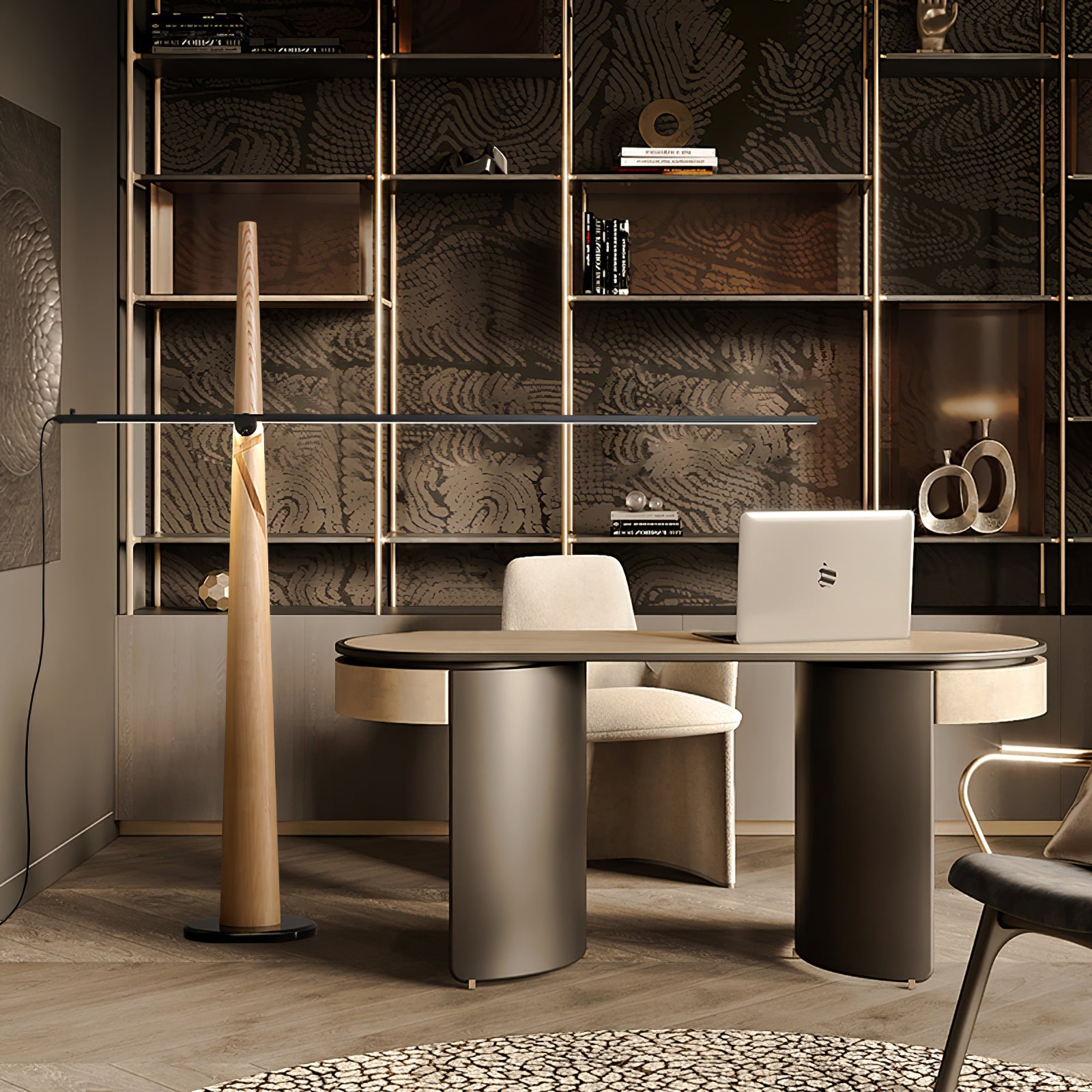 Ovelila Minimalist Wood Floor Lamp - Blowlighting