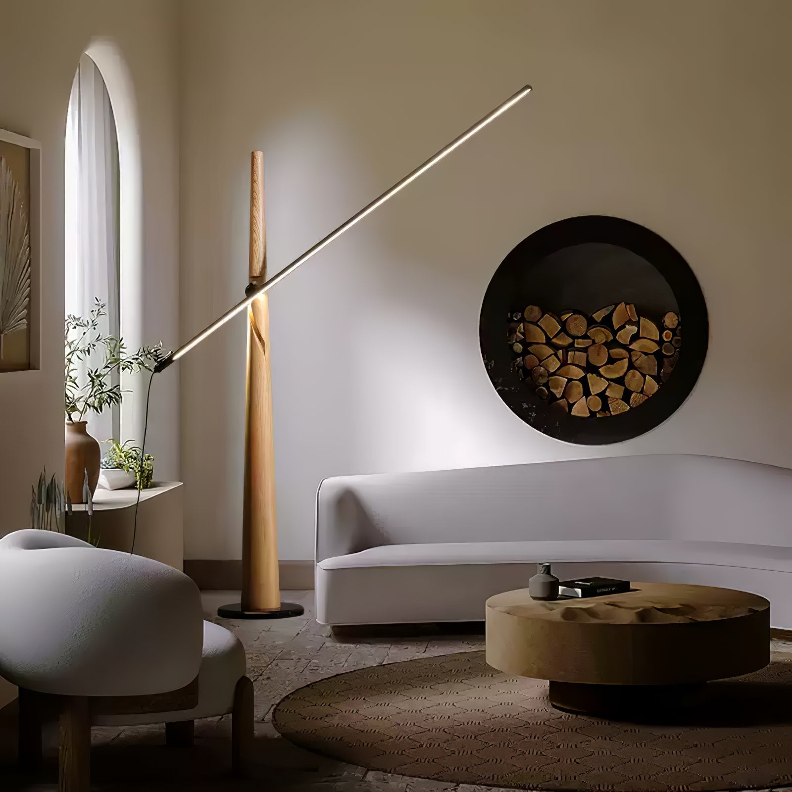 Ovelila Minimalist Wood Floor Lamp - Blowlighting