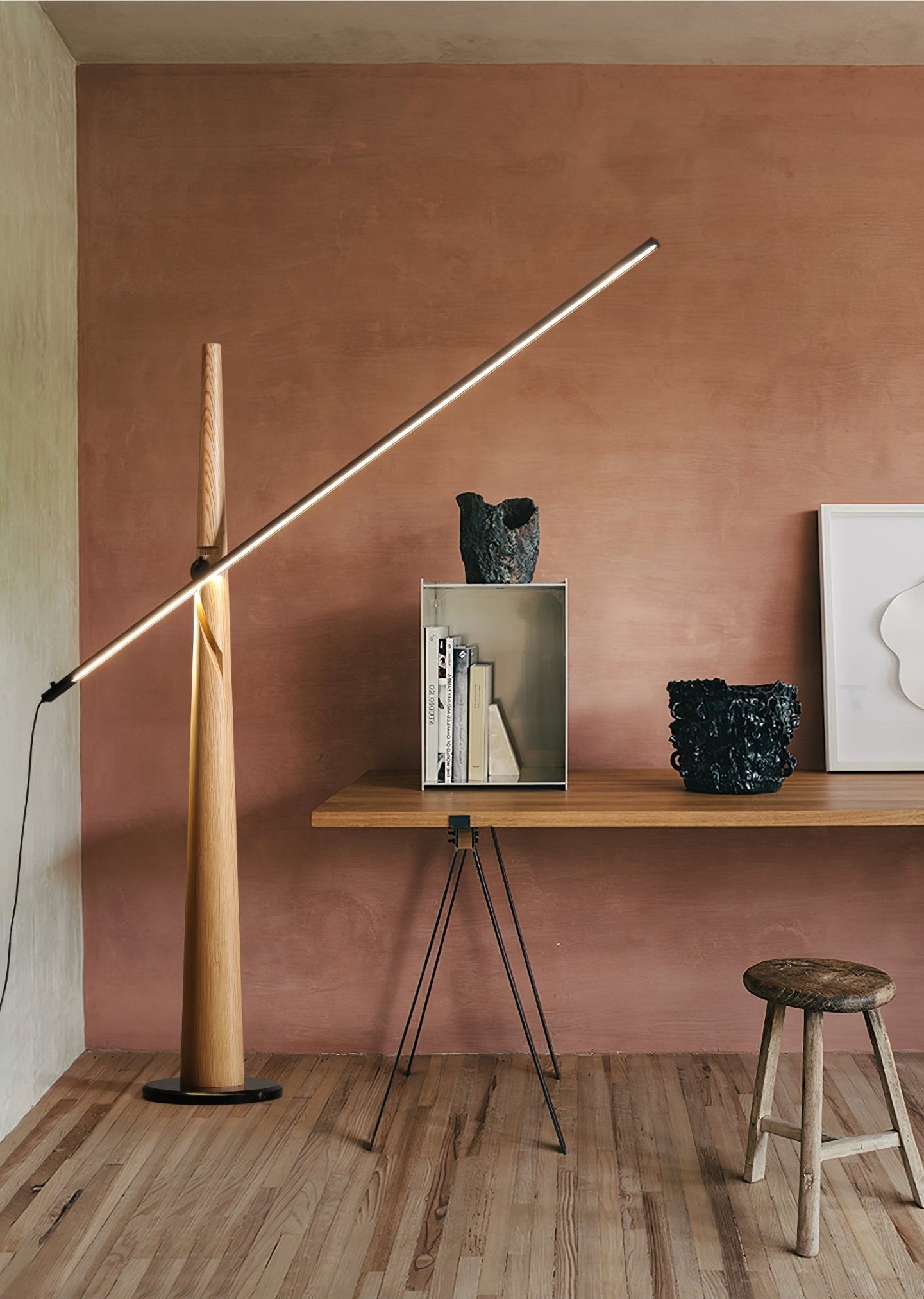 Ovelila Minimalist Wood Floor Lamp - Blowlighting