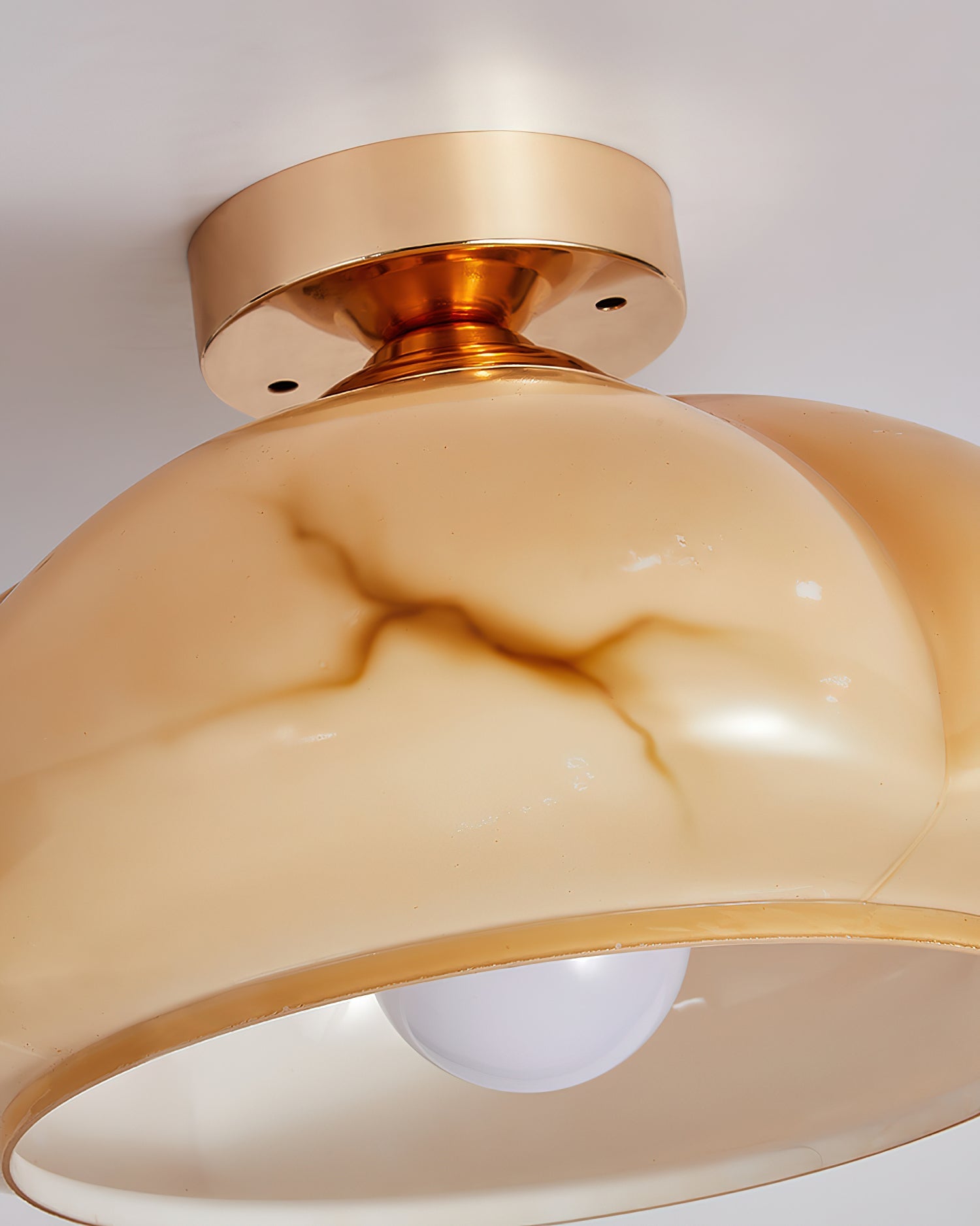 Halcyon Vintage Glass Ceiling Lamp