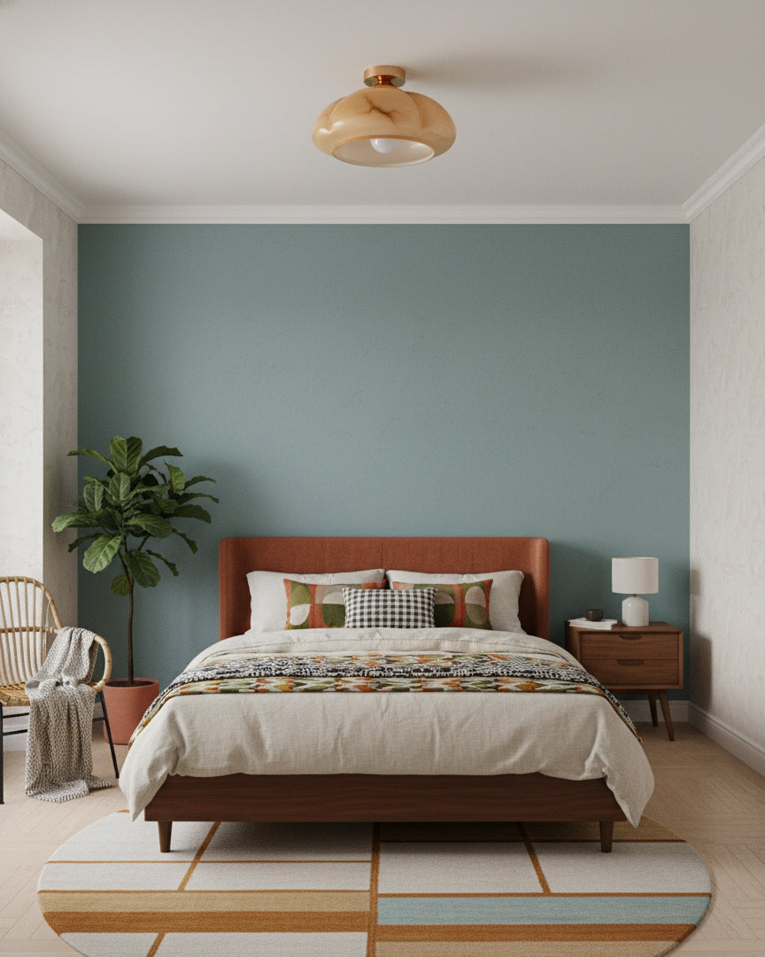 Halcyon Vintage Glass Ceiling Lamp