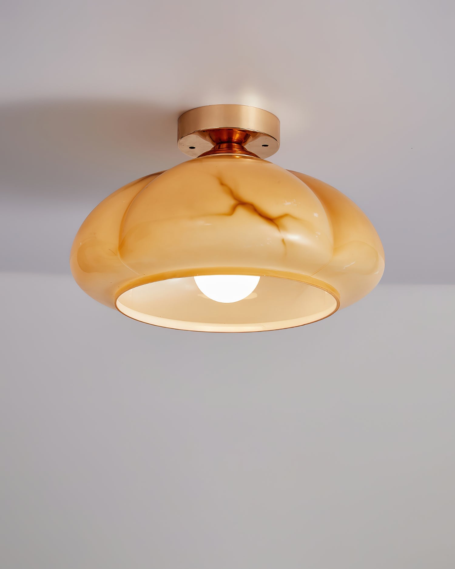 Halcyon Vintage Glass Ceiling Lamp