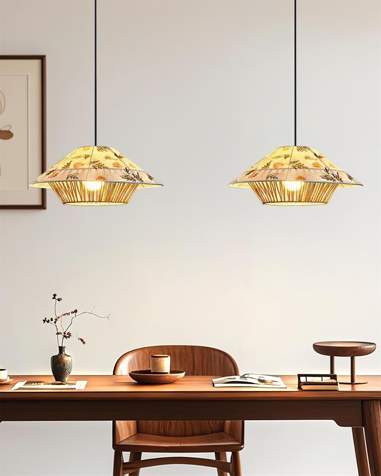 Essence Rustic Rice Paper Pendant Light