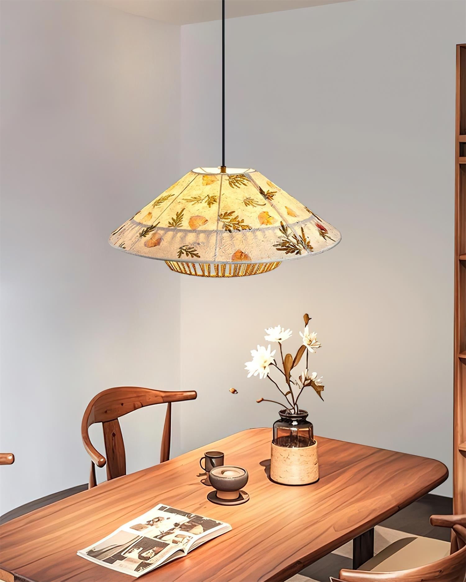Essence Rustic Rice Paper Pendant Light