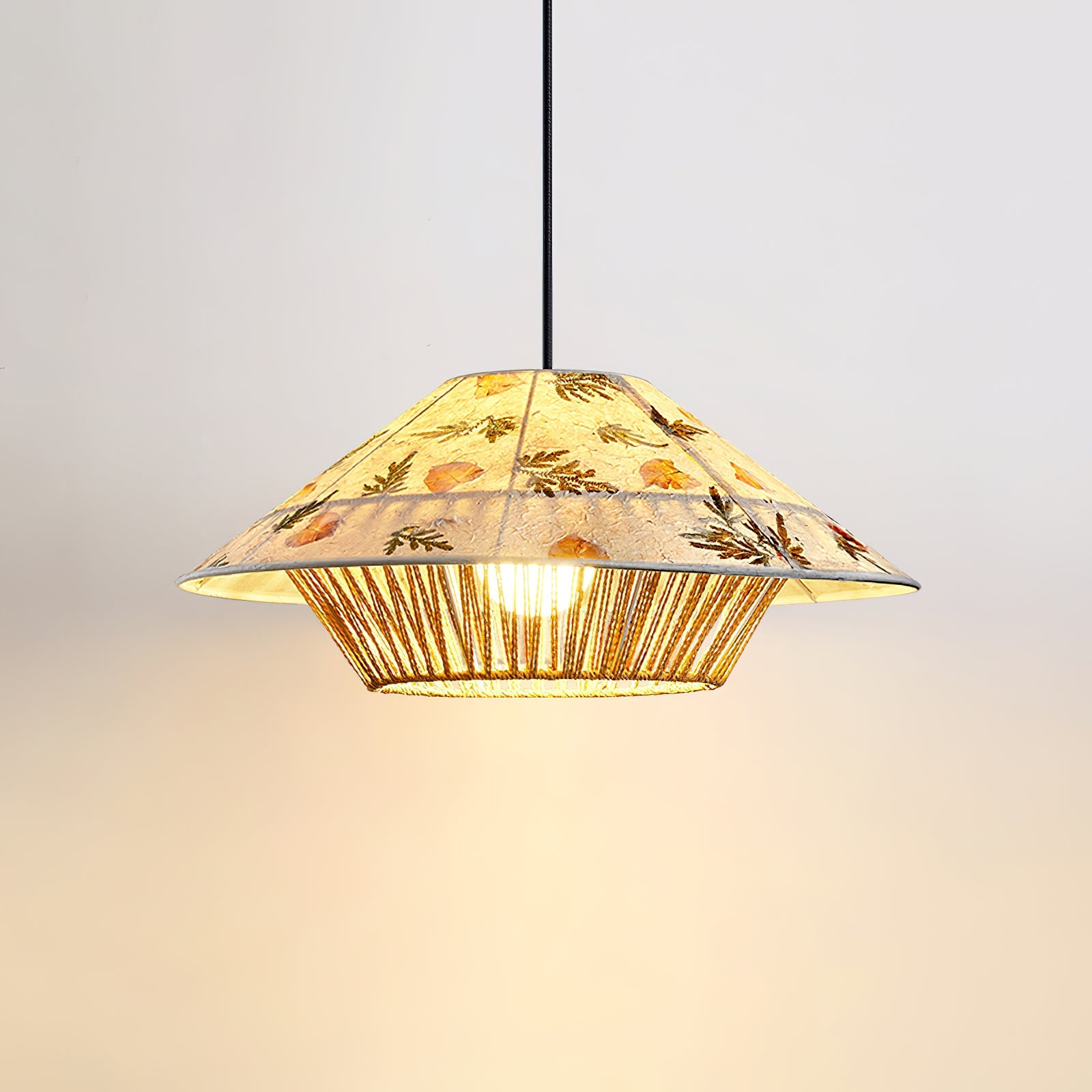 Essence Rustic Rice Paper Pendant Light