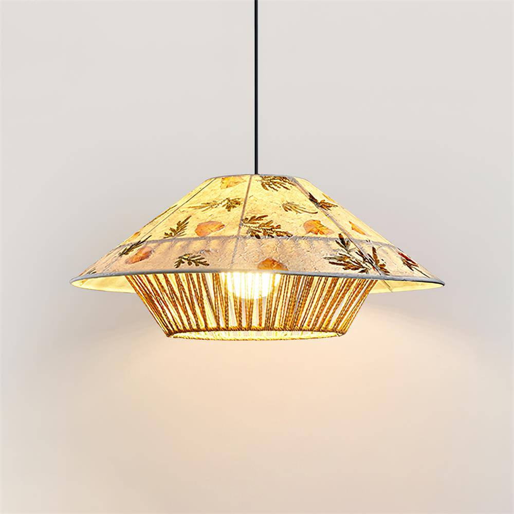 Essence Rustic Rice Paper Pendant Light