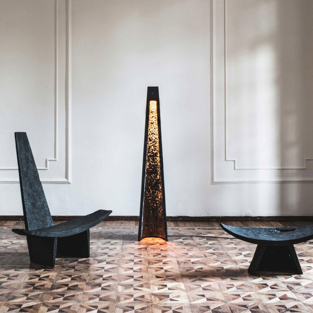Umara Marble Floor Lamp - Blowlighting