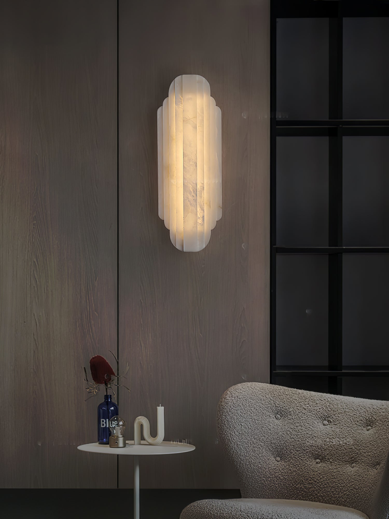 Avthaaris Art Deco Alabaster Wall Light - Blowlighting