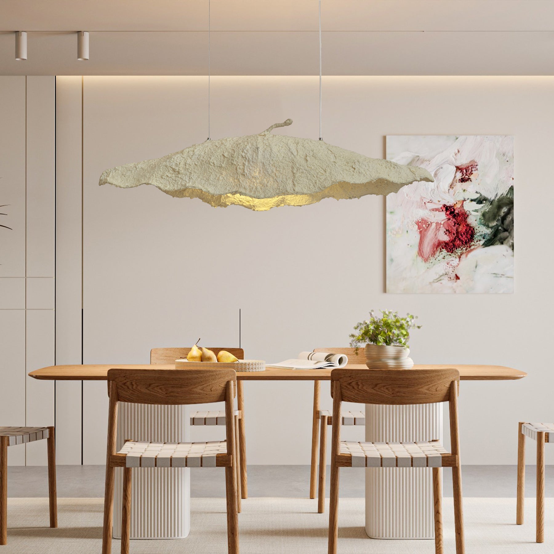 Altalis Artisanal Paper Pulp Pendant Light - Blowlighting