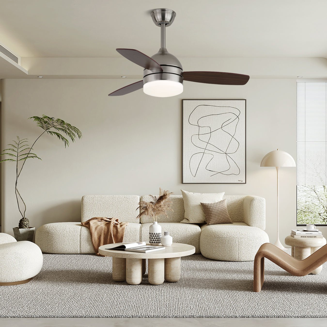 Caelan Modern Ceiling Fan Light - Blowlighting