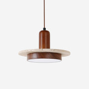 Ethereal Modern Travertine Pendant Light