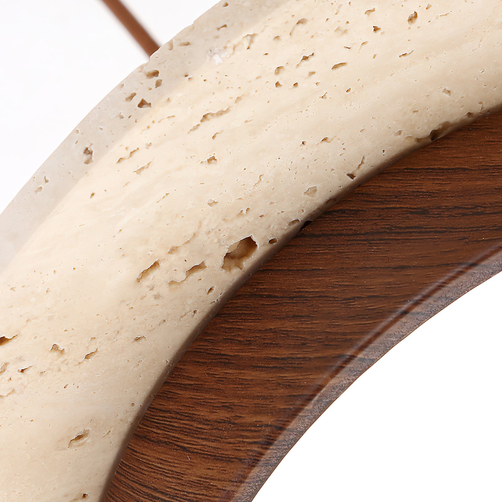 Ethereal Modern Travertine Pendant Light