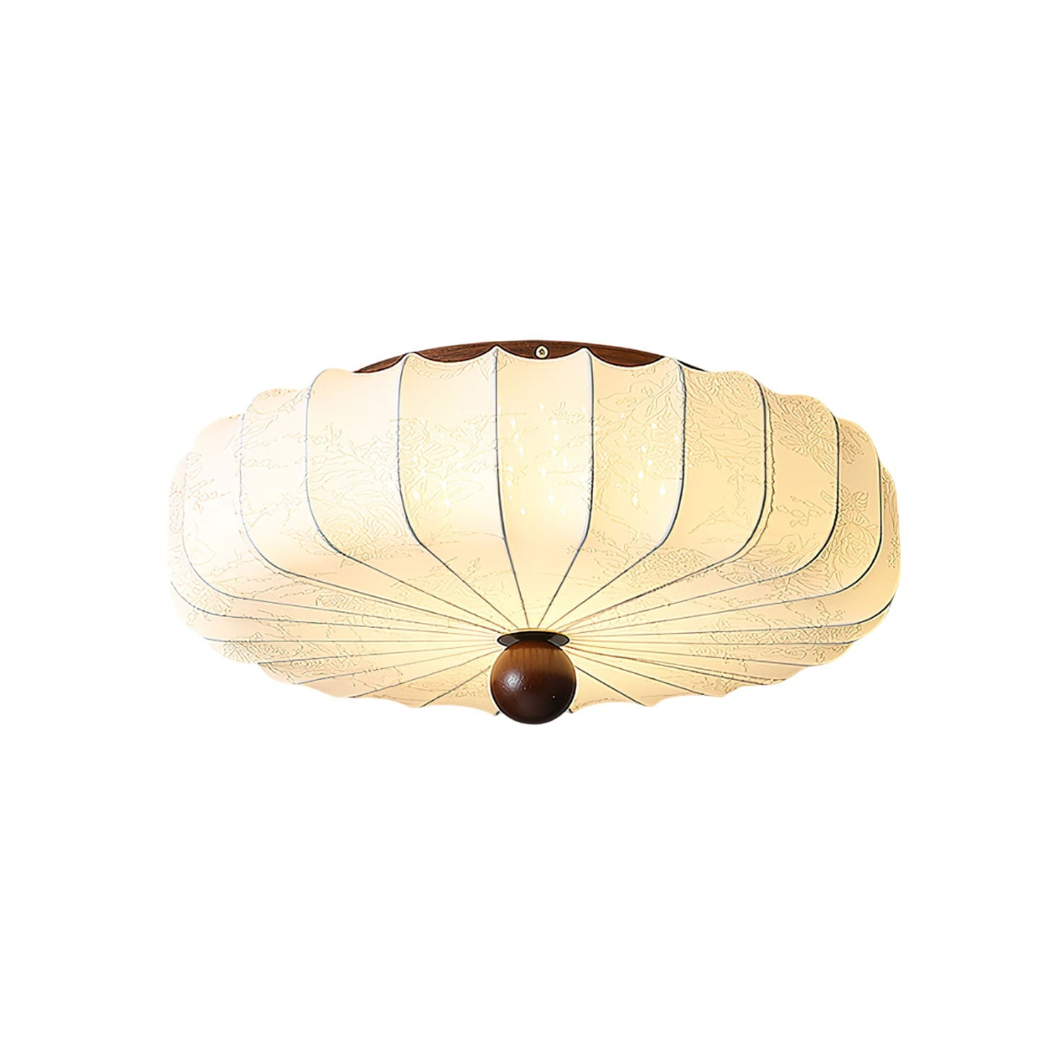 Lotus Fabric Fashion Ceiling Light - Blowlighting
