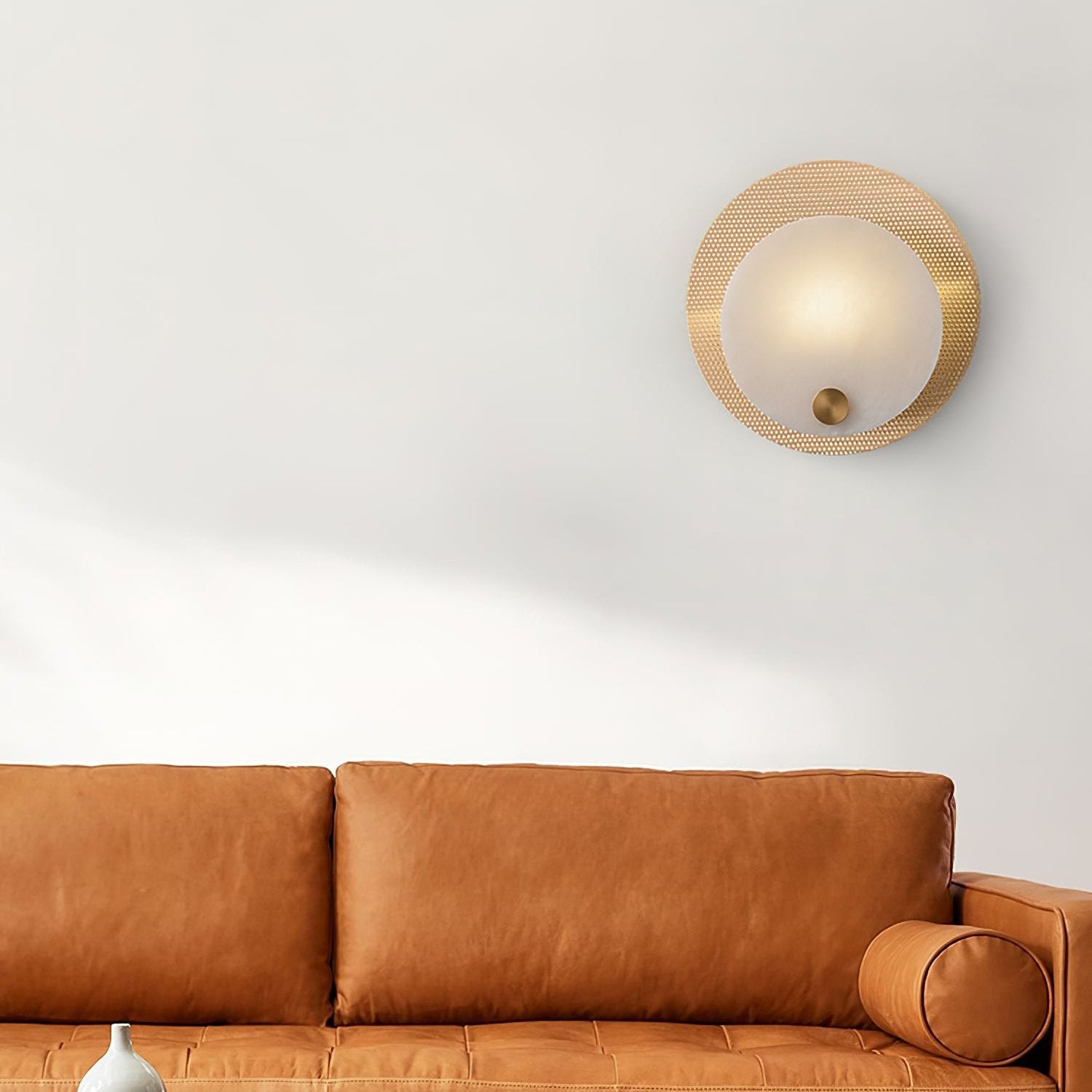 Ilzore Circular Glass Ceiling Light - Blowlighting