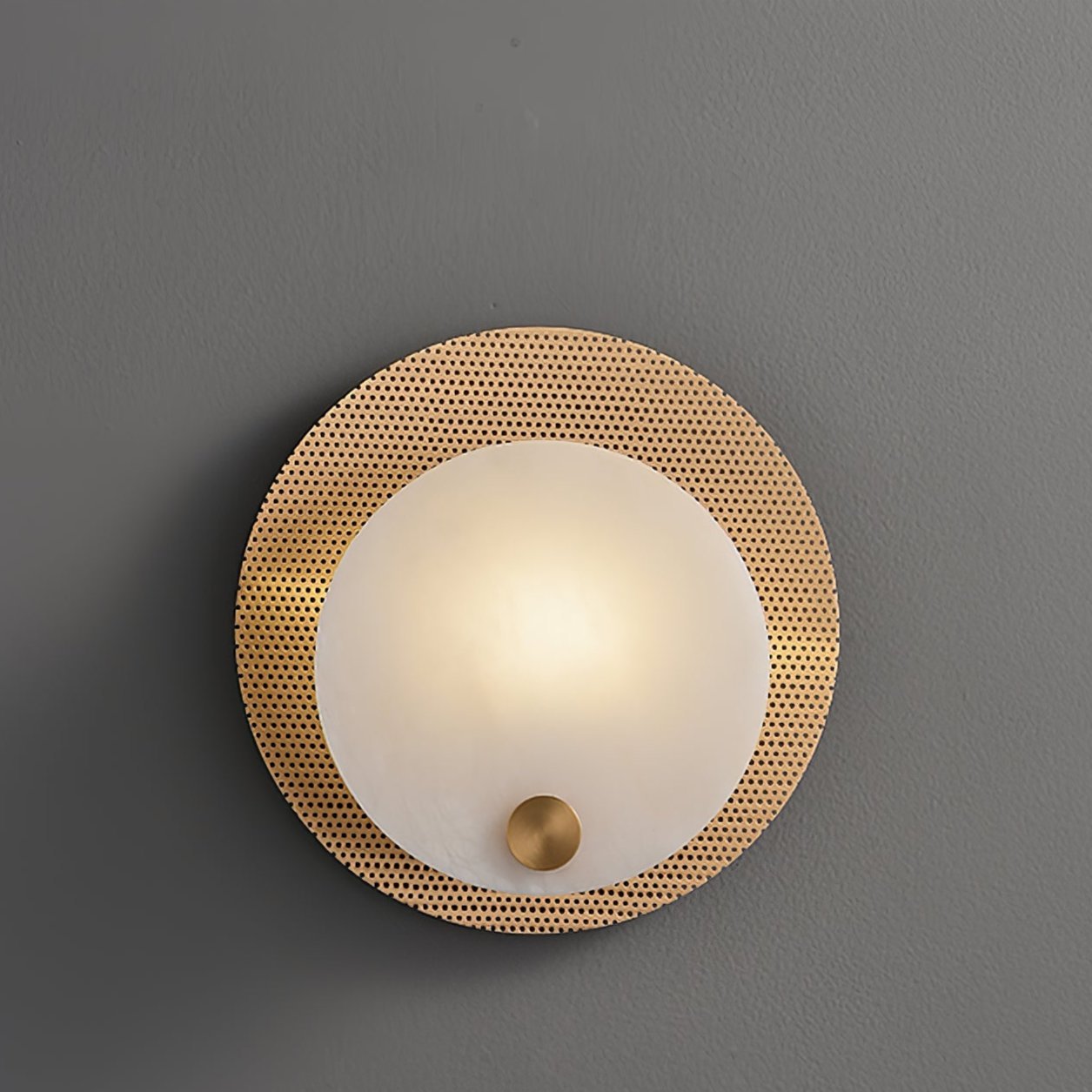 Ilzore Circular Glass Ceiling Light - Blowlighting
