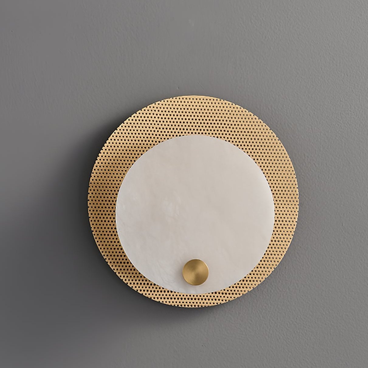 Ilzore Circular Glass Ceiling Light - Blowlighting