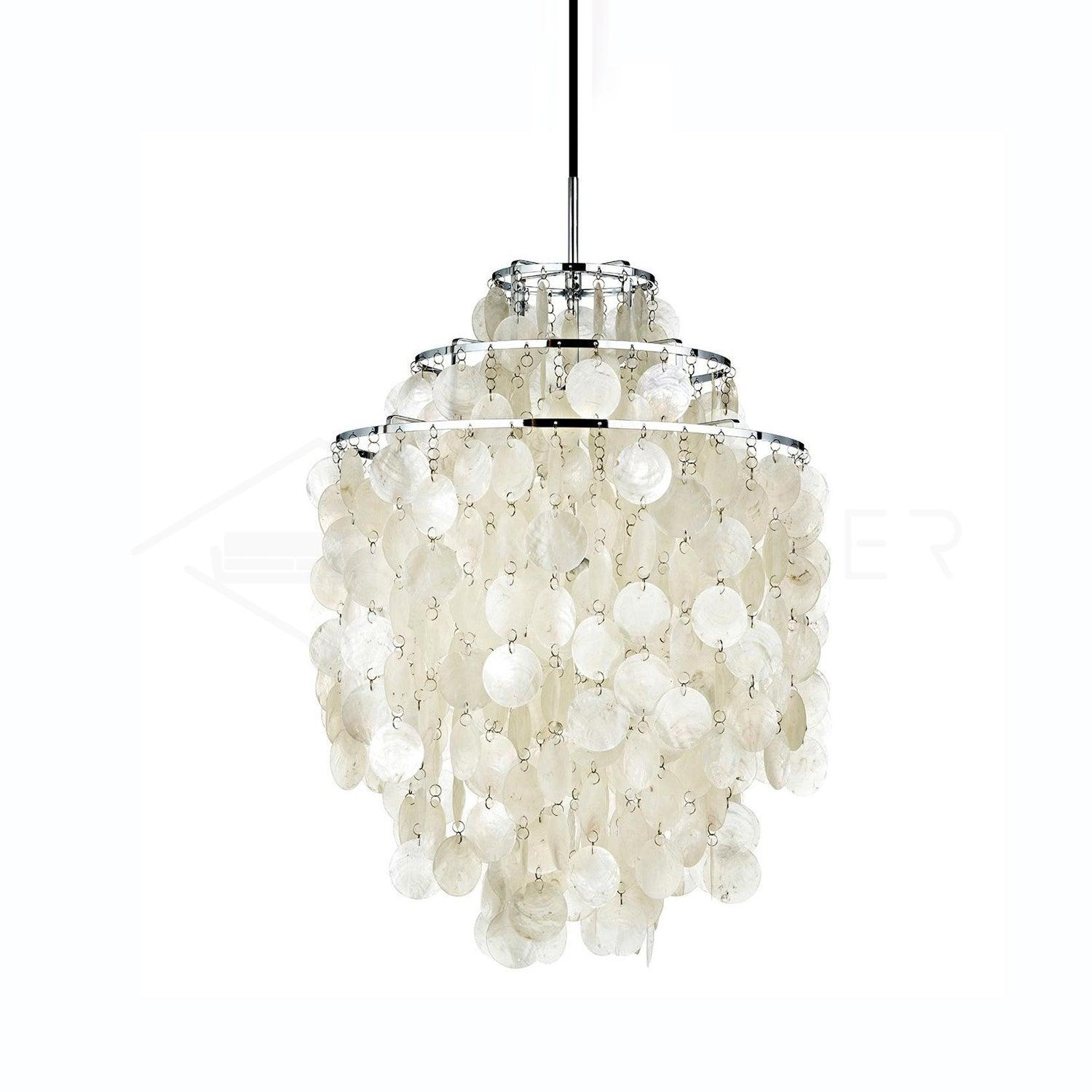 Round Shell Chandelier - Blowlighting