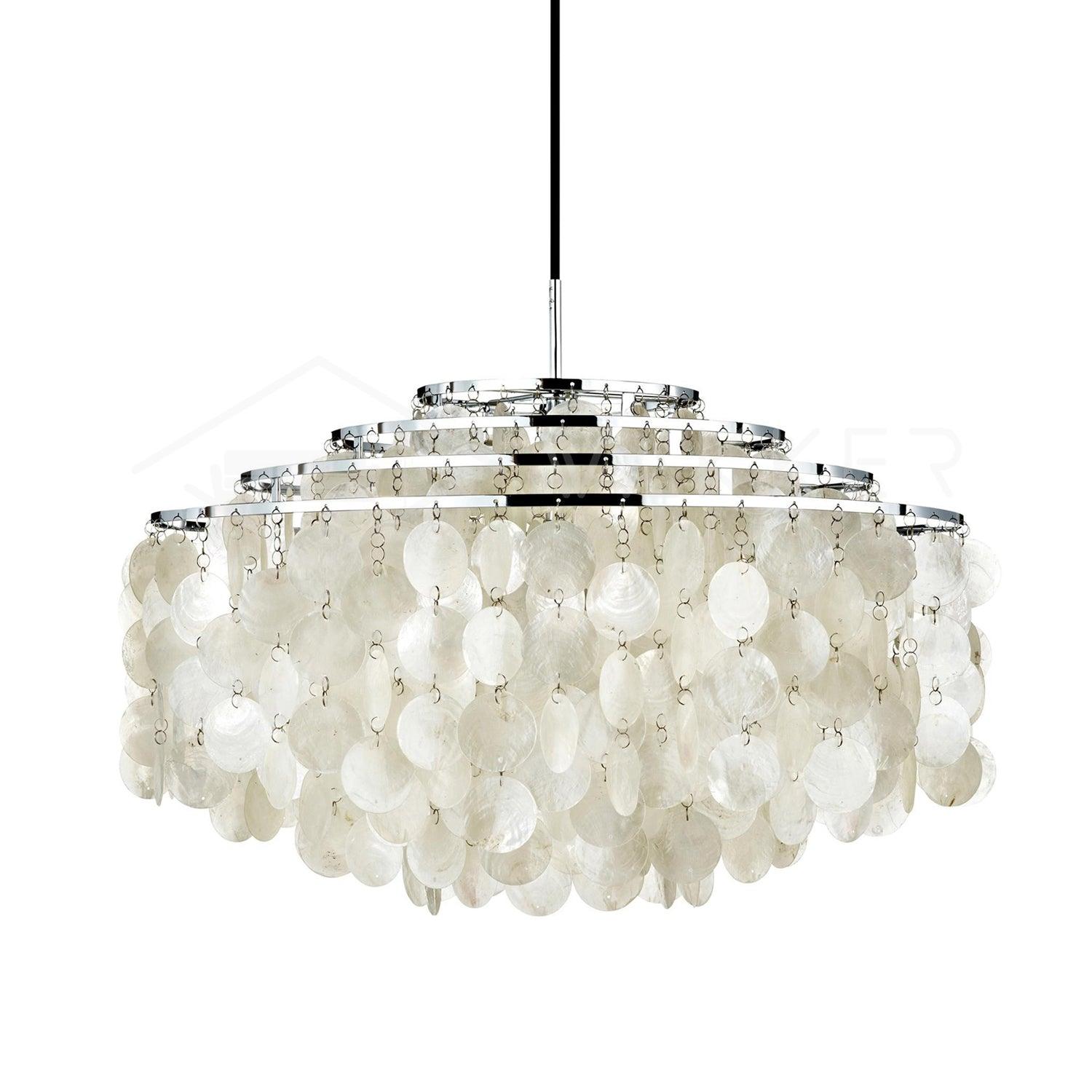 Round Shell Chandelier - Blowlighting