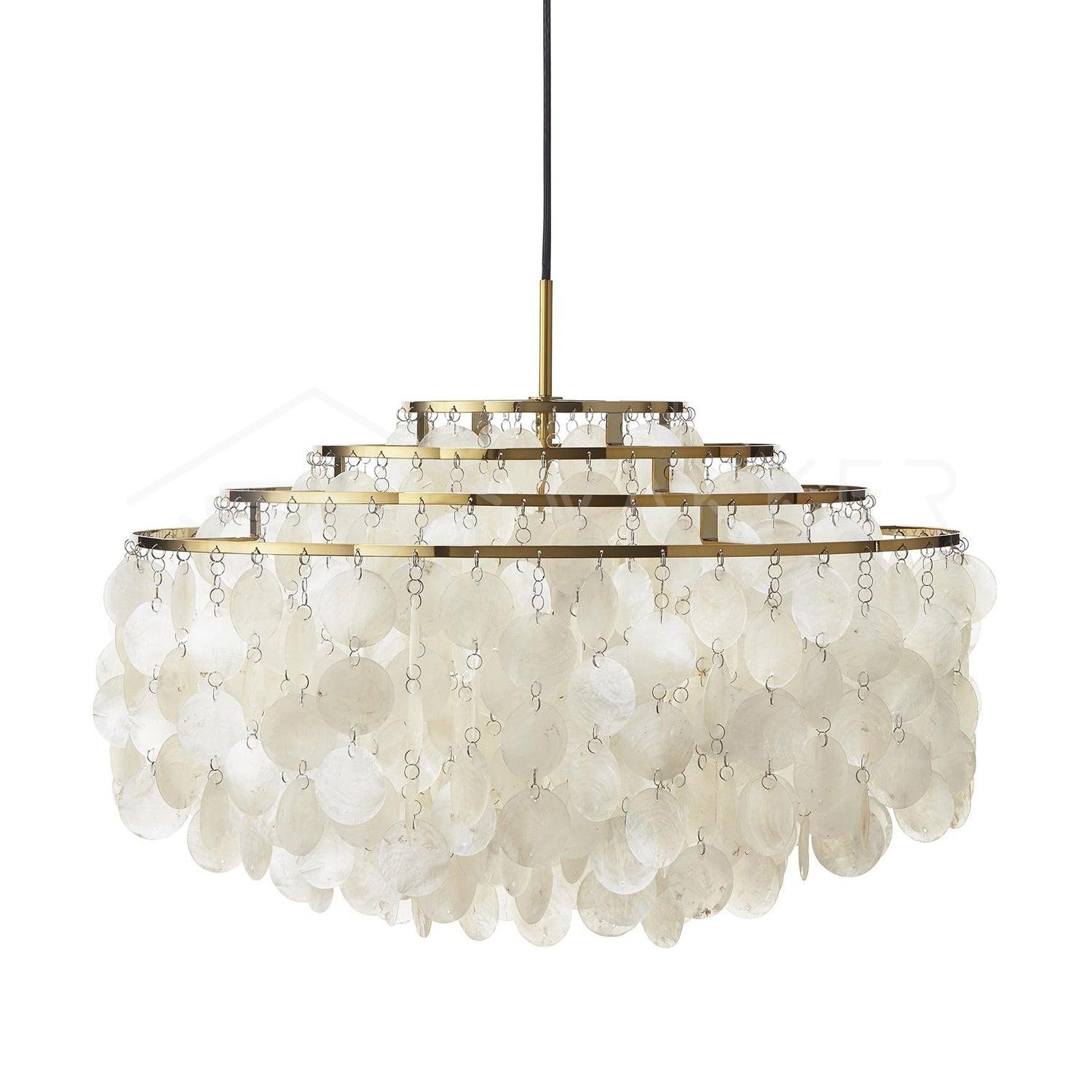 Round Shell Chandelier - Blowlighting