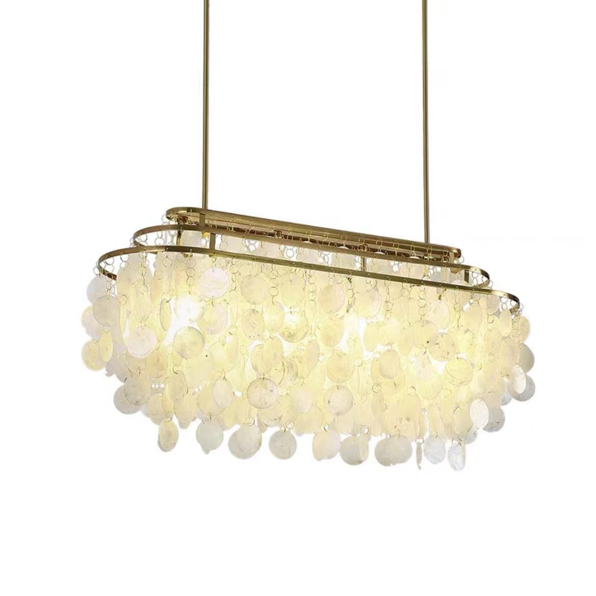 Round Shell Chandelier - Blowlighting