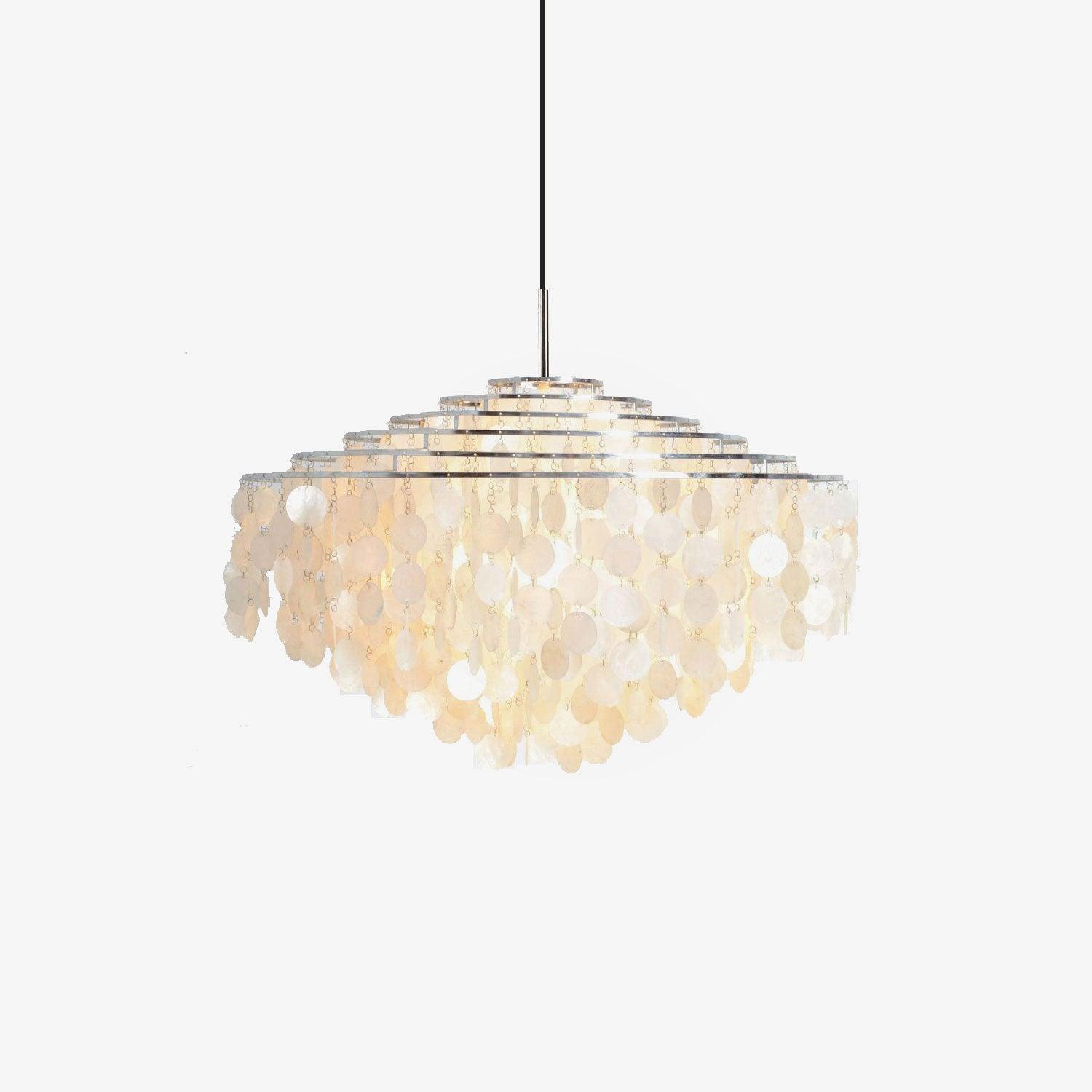 Round Shell Chandelier - Blowlighting