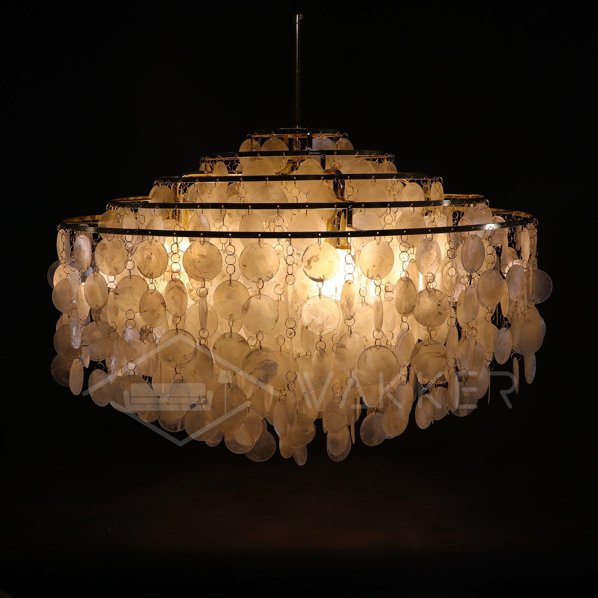 Round Shell Chandelier - Blowlighting