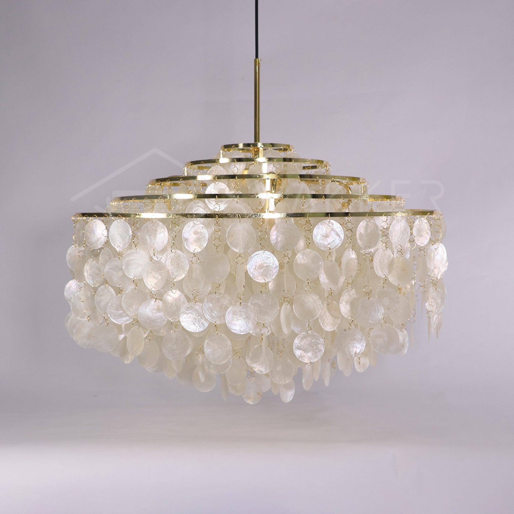 Round Shell Chandelier - Blowlighting