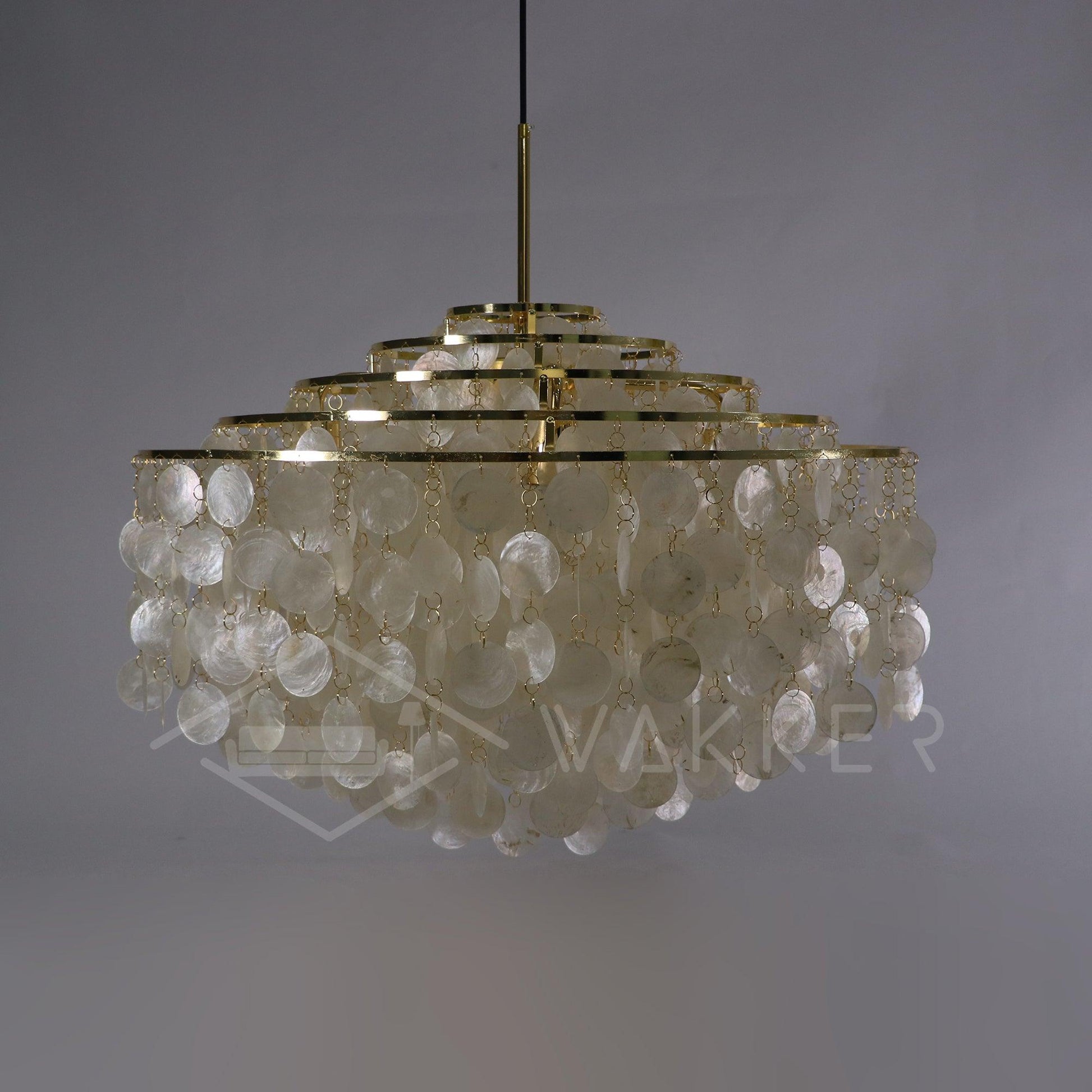 Round Shell Chandelier - Blowlighting